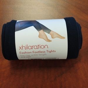 Xhilaration Ebony Footless Tights S/M